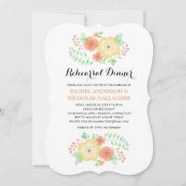 Sheer Summer Flowers | repetitie diner Kaart