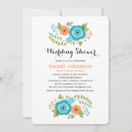 Sheer Summer Flowers | Trouwdouche Kaart