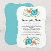 Sheer Summer Flowers | VRIJGEZELLENFEEST Kaart (Voorkant / Achterkant)