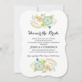 Sheer Summer Flowers | VRIJGEZELLENFEEST Kaart (Voorkant)