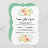 Sheer Summer Flowers | VRIJGEZELLENFEEST Kaart (Voorkant / Achterkant)