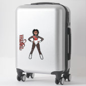 Sheer White Spark  Dancer #2 Sticker (Koffer)