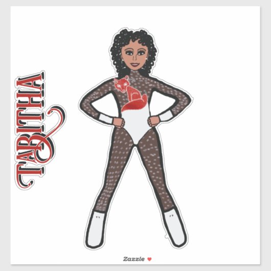 Sheer White Spark  Dancer #2 Sticker (Vel)