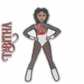 Sheer White Spark  Dancer #2 Sticker (Voorkant)