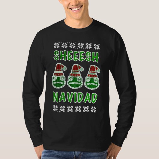 Sheesh Navidad King Julio Frog Meme T-shirt (Voorkant)