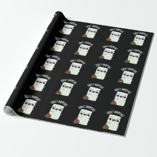 Sheet Happens Funny Paper Pun Dark BG Cadeaupapier