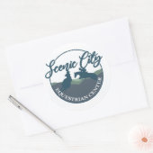 Sheet of 3" round stickers (Envelop)