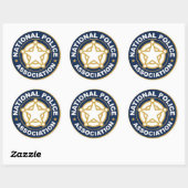Sheet of Six 3" Logo Decals Ronde Sticker (Vel)