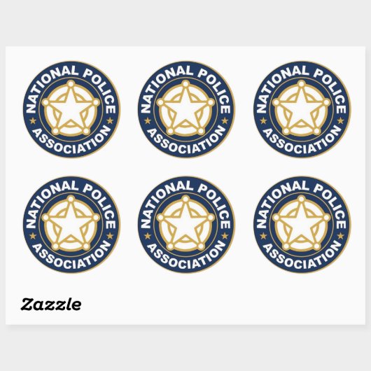Sheet of Six 3" Logo Decals Ronde Sticker (Vel)