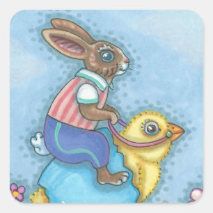 Sheet voor haren- en Baby-halsbanden Vierkante Sticker