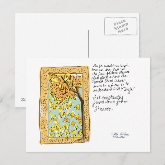 Shefa Briefkaart (Voorkant / Achterkant)