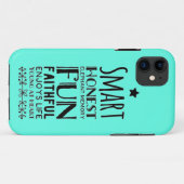 Sheffey Acroniem Case-Mate iPhone Case (Achterkant (horizontaal))