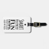 Sheffey Acronym met Star Bagagelabel (Voorkant horizontaal)