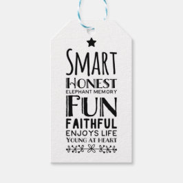 Sheffey Acronym met Star Cadeaulabel