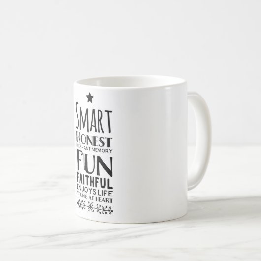 Sheffey Acronym met Star Koffiemok (Voorkant rechts)