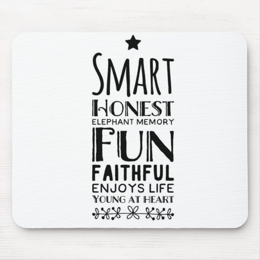 Sheffey Acronym met Star Muismat (Voorkant)