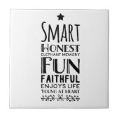 Sheffey Acronym met Star Tegeltje (Voorkant)