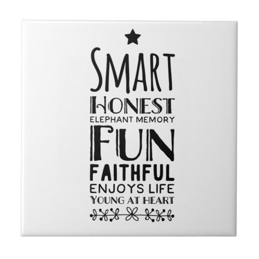 Sheffey Acronym met Star Tegeltje (Voorkant)