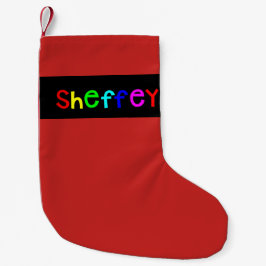 Sheffey Bold Rainbow Fonts Kleine Kerstsok
