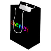 Sheffey Bold Rainbow Fonts Medium Cadeauzakje (Achterkant Gekanteld)
