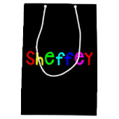 Sheffey Bold Rainbow Fonts Medium Cadeauzakje (Achterkant)