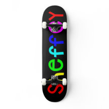 Sheffey Bold Rainbow Fonts Schaats Board