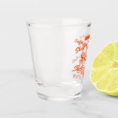Sheffey Oranje lettertypen - 9569 Shot Glas (Links)