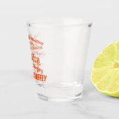 Sheffey Oranje lettertypen - 9569 Shot Glas (Rechts)