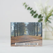 Sheffield, Briefkaart Verenigd Koninkrijk (Staand voorkant)