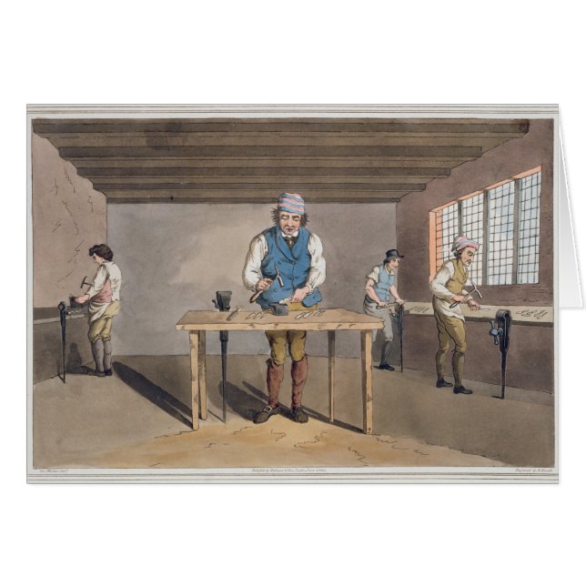 Sheffield Cutler uit 'Costume of Yorkshire' engr (Voorkant Horizontaal)