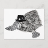 Sheffield de Steampunk Platypus Briefkaart (Voorkant)