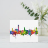 Sheffield England Skyline Briefkaart (Staand voorkant)