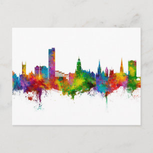 Sheffield England Skyline Briefkaart