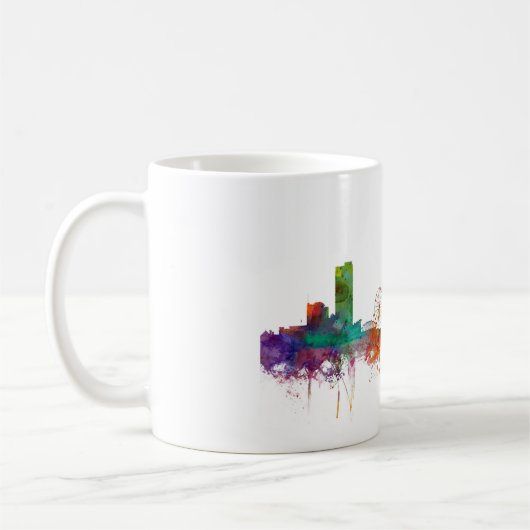 Sheffield England Skyline Koffiemok (Links)