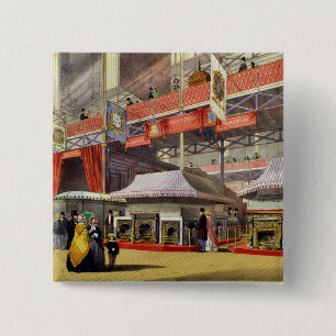 Sheffield Hardware, bord 43 van 'Dickinsons' Com Vierkante Button 5,1 Cm