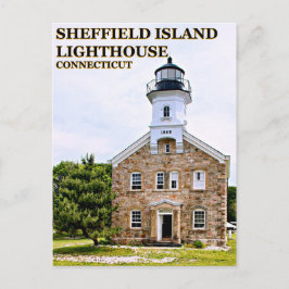 Sheffield Island Lighthouse, Connecticut Briefkaart