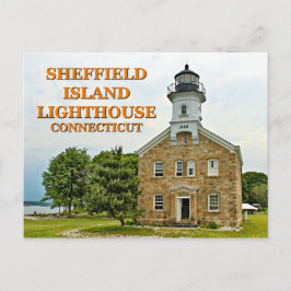 Sheffield Island Lighthouse, Connecticut Briefkaart