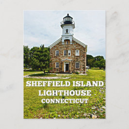 Sheffield Island Lighthouse, Connecticut Briefkaart