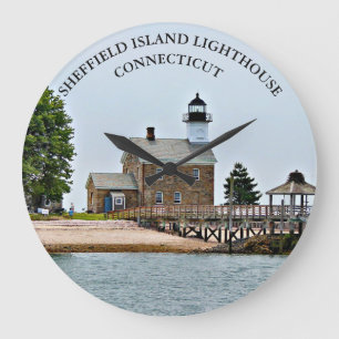 Sheffield Island Lighthouse, Connecticut Clock Grote Klok
