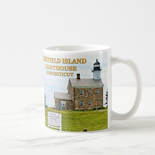 Sheffield Island Lighthouse, Connecticut Koffiemok (Rechts)