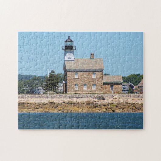 Sheffield Island Lighthouse, Connecticut Legpuzzel (Horizontaal)