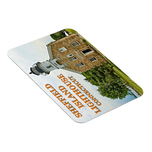 Sheffield Island Lighthouse, Connecticut Magneet (Rechterzijde)