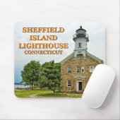 Sheffield Island Lighthouse, Connecticut Muismat (Met muis)