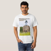 Sheffield Island Lighthouse, Connecticut T-Shirt (Voorkant volledig)