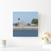 Sheffield Island Lighthouse, Connecticut Vierkante Klok (Huis)