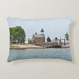 Sheffield Island Lighthouse, CT Accent Pillow Accent Kussen