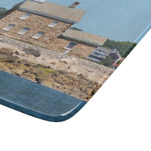 Sheffield Island Lighthouse, CT Cutting Board Snijplank (Hoek)