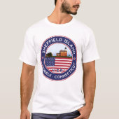 Sheffield Island Lighthouse, Norwalk, Connecticut T-shirt (Voorkant)