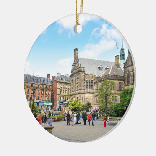 Sheffield Keramisch Ornament (Links)