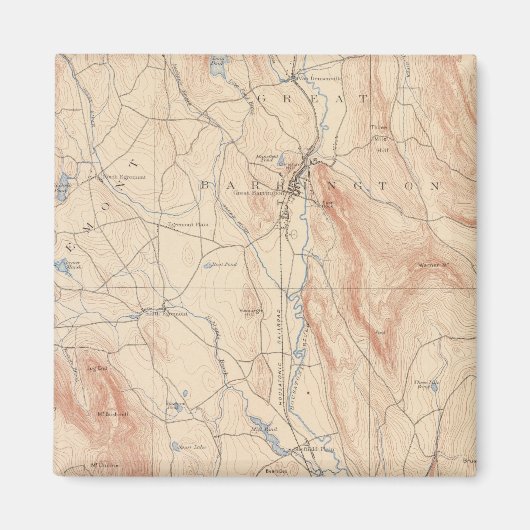 Sheffield, Massachusetts Magneet (Voorkant)